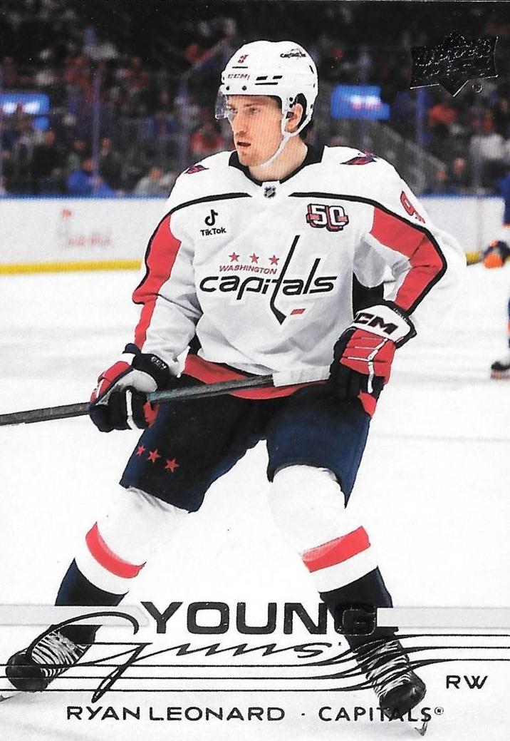 Ryan Leonard 2025 Upper Deck Hockey card
