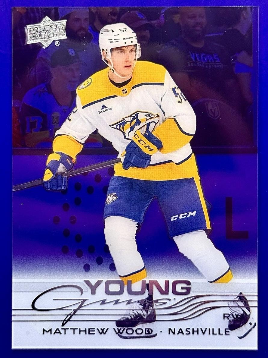 2025 Upper Deck Matthew Wood [Clear Cut] #228 card