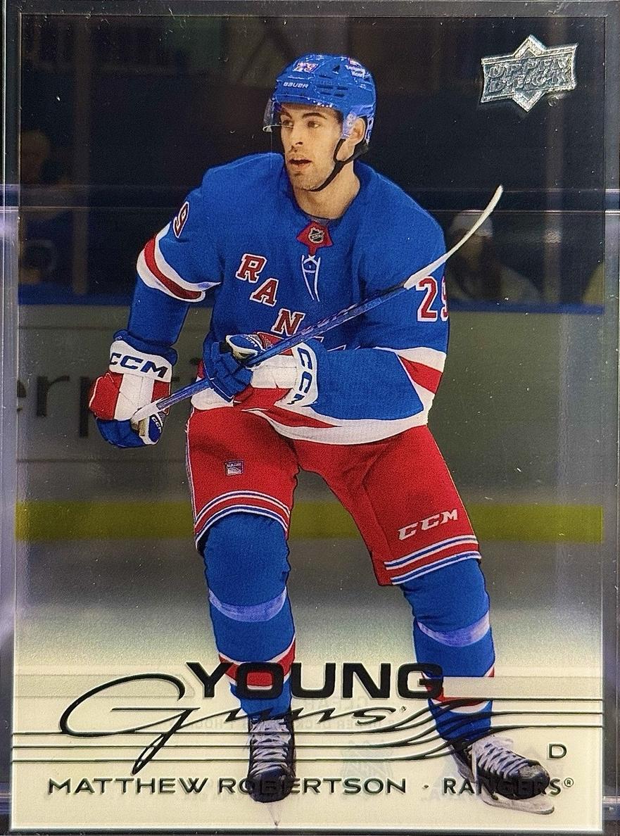 2025 Upper Deck Matthew Robertson [Clear Cut] #239 card