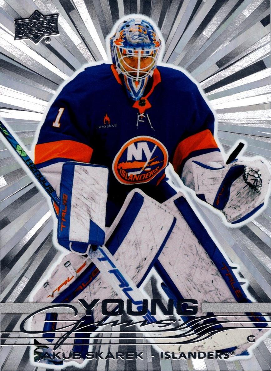 2025 Upper Deck Jakub Skarek [Outburst Silver] #244 card