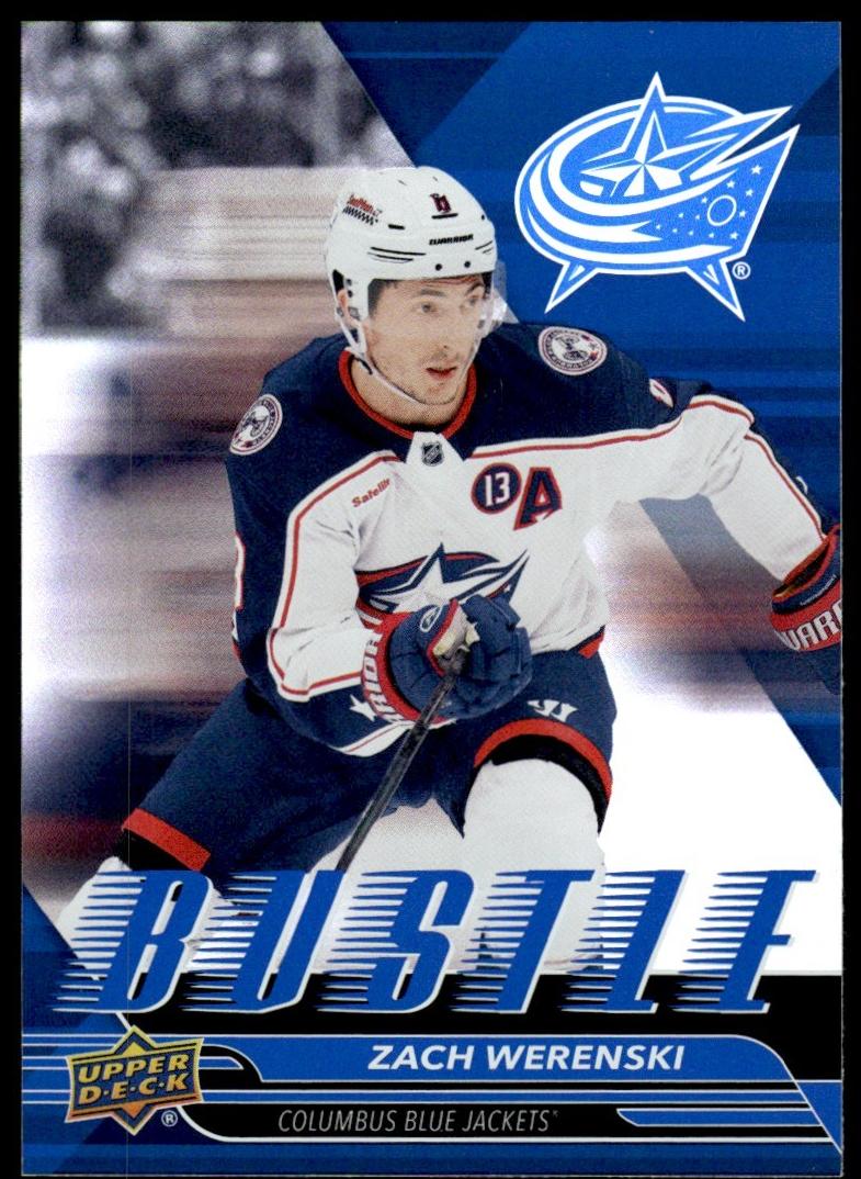 2025 Upper Deck Zach Werenski #B-13 card