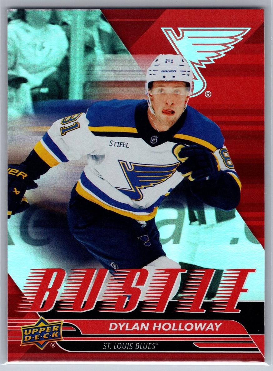 2025 Upper Deck Dylan Holloway #B-6 card
