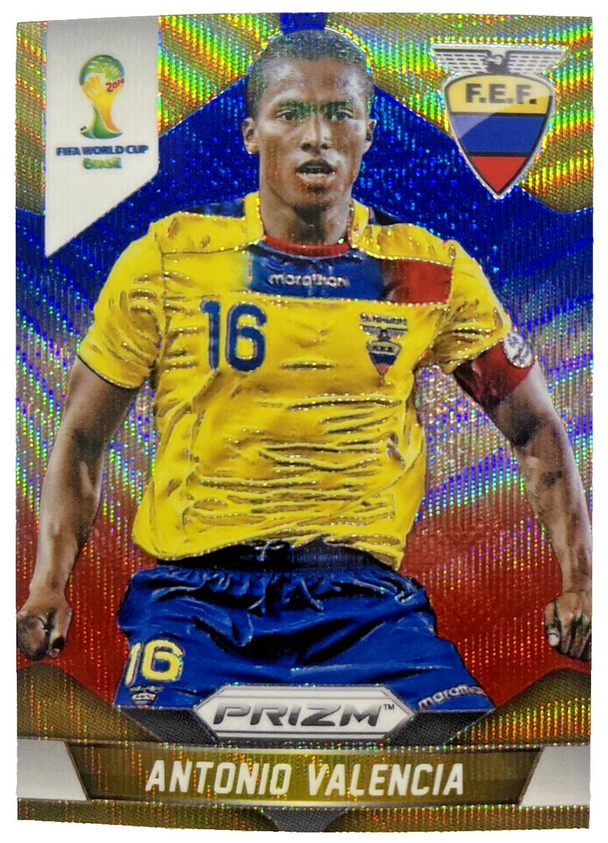 2014 Antonio Valencia [Blue and Red Wave] #64