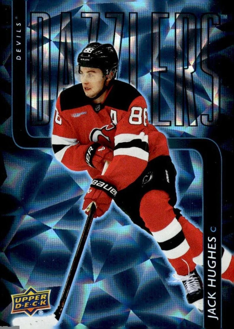 2025 Upper Deck Jack Hughes [Blue] #DZ-4 card