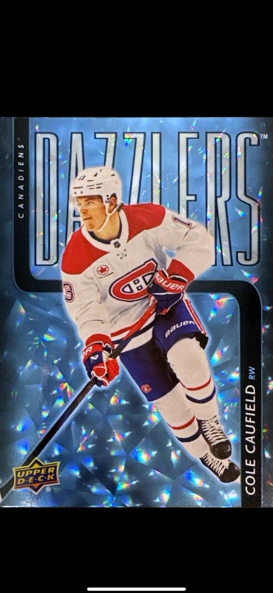 2025 Upper Deck Cole Caufield [Blue] #DZ-13 card