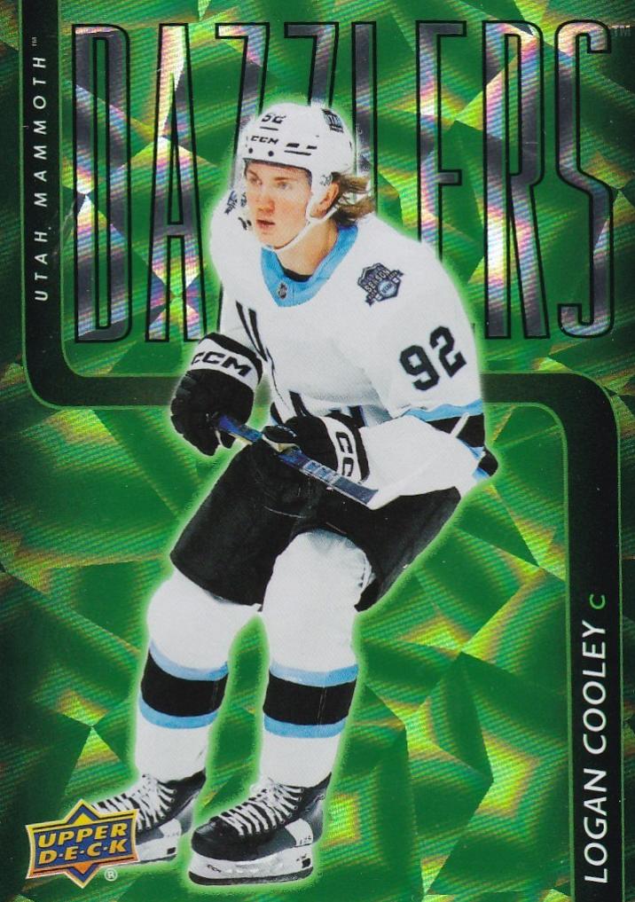 2025 Upper Deck Logan Cooley [Green] #DZ-21 card