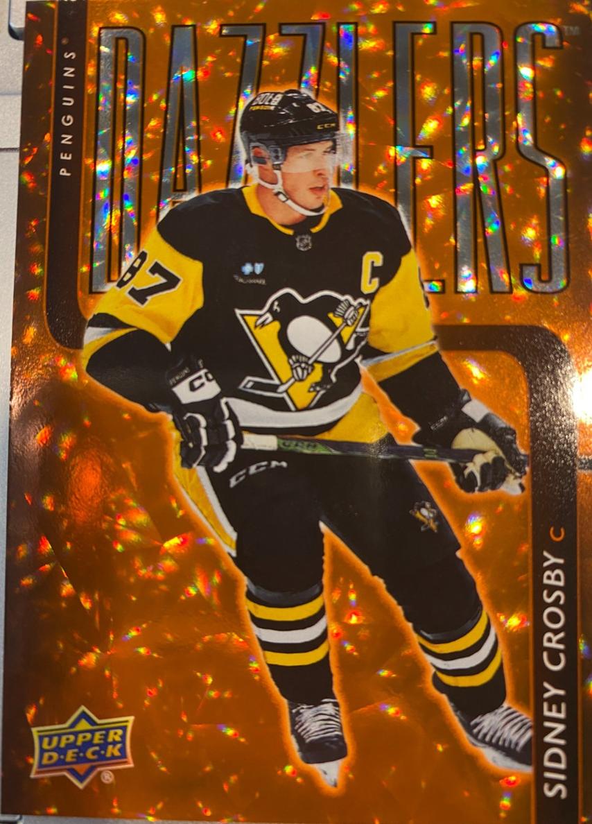 2025 Upper Deck Sidney Crosby [Orange] #DZ-19 card