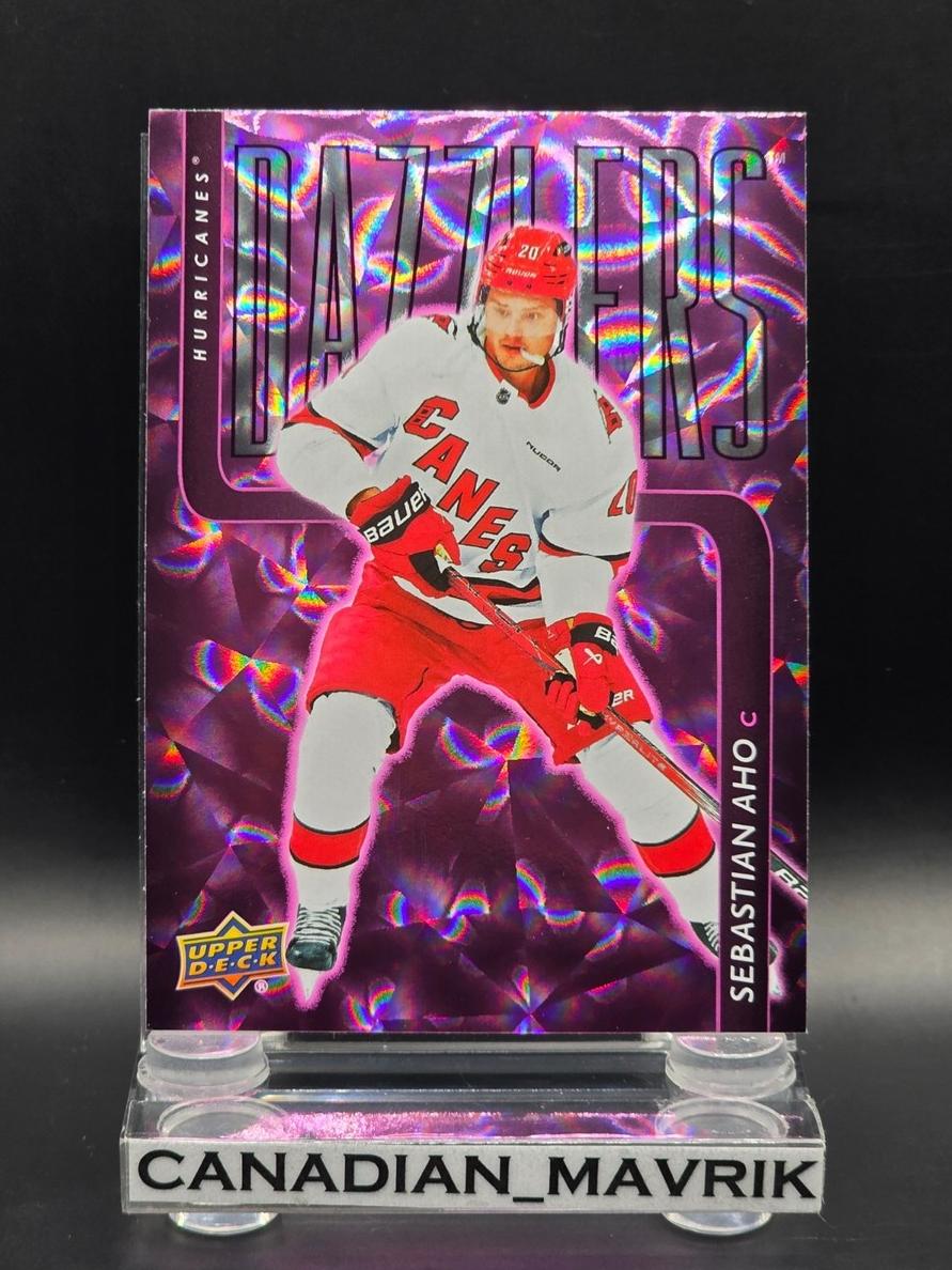 2025 Upper Deck Sebastian Aho [Pink] #DZ-28 card