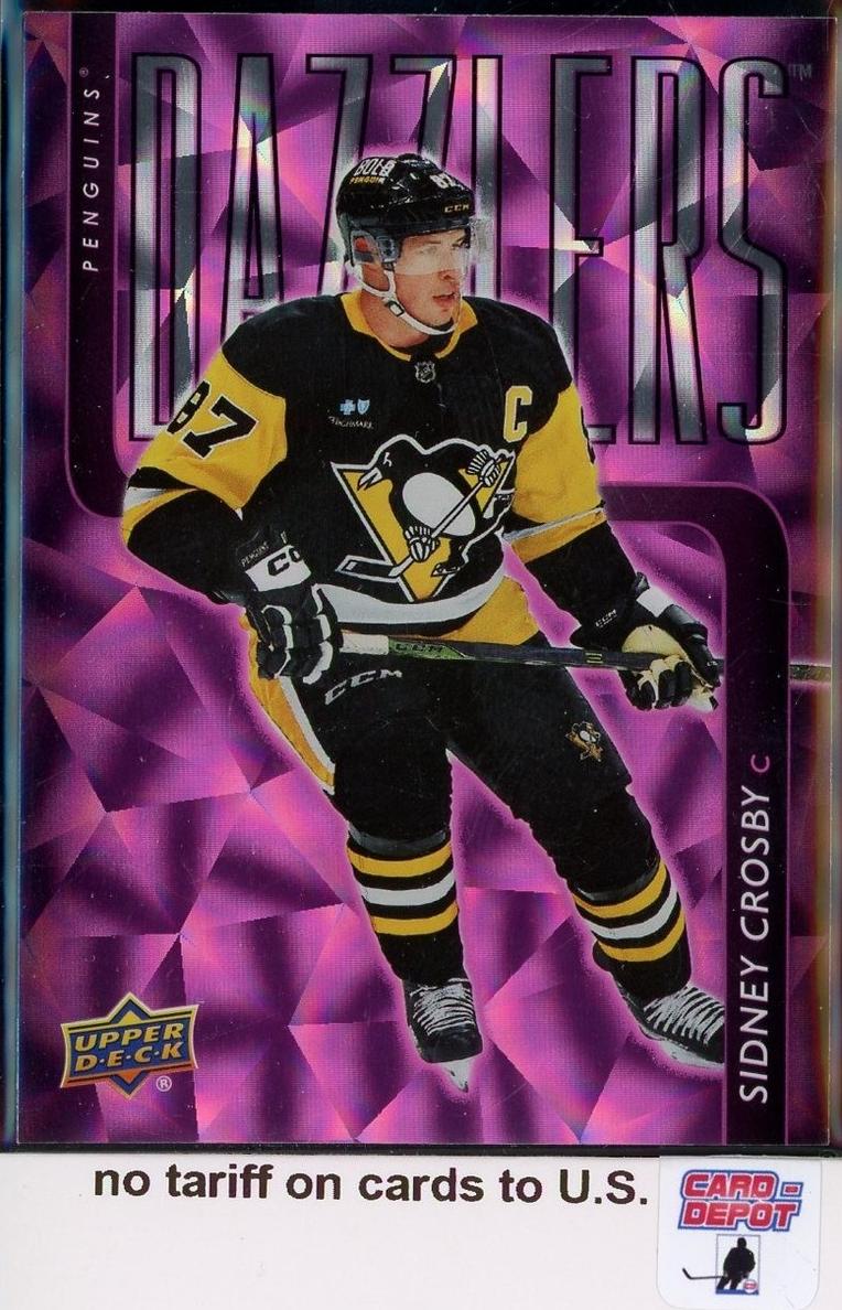 2025 Upper Deck Sidney Crosby [Pink] #DZ-19 card