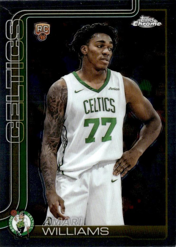 Amari Williams 2025-26 Topps Chrome Basketball card