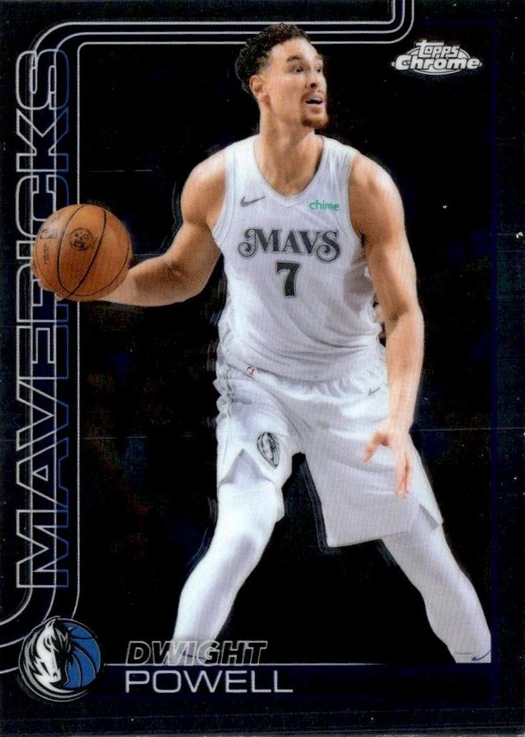 Dwight Powell 2025-26 Topps Chrome Basketball card