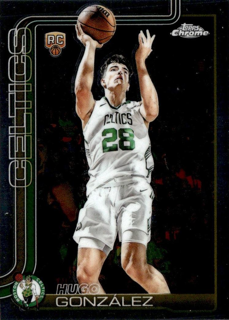Hugo Gonzalez 2025-26 Topps Chrome Basketball card