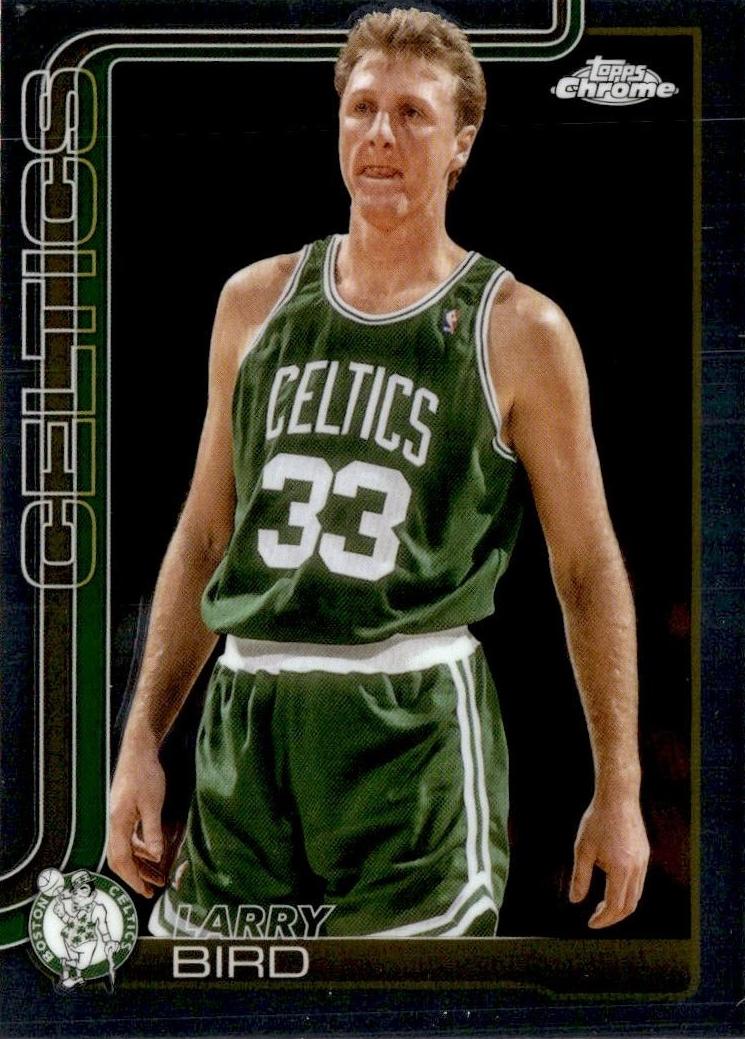 Larry Bird 2025-26 Topps Chrome Basketball card