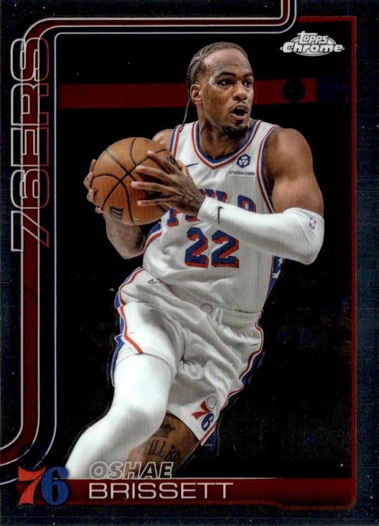 Oshae Brissett 2025-26 Topps Chrome Basketball card