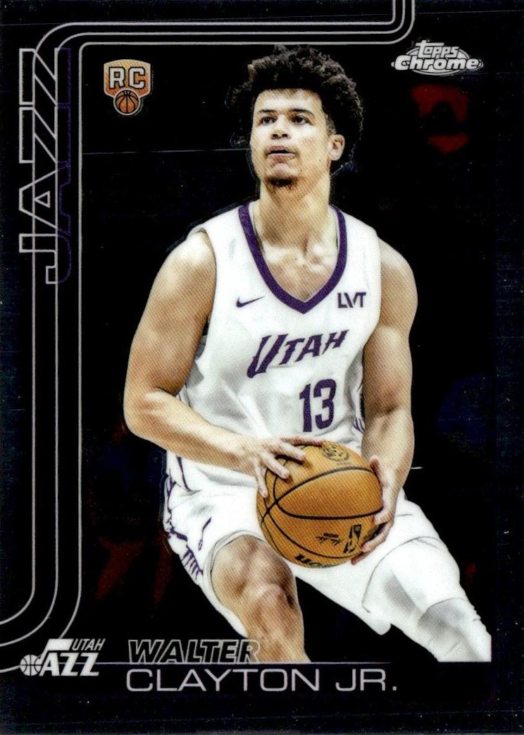 Walter Clayton Jr. 2025-26 Topps Chrome Basketball card