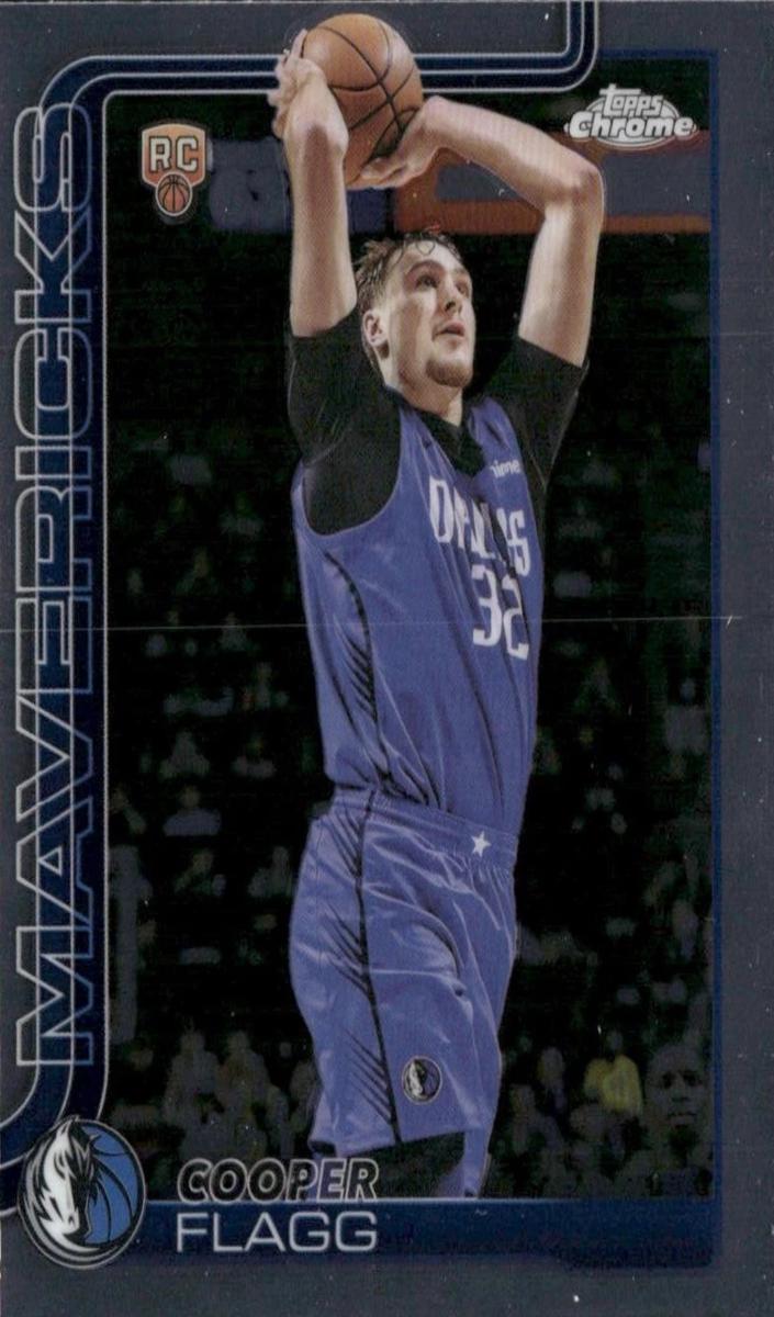 Cooper Flagg 2025-26 Topps Chrome Basketball card