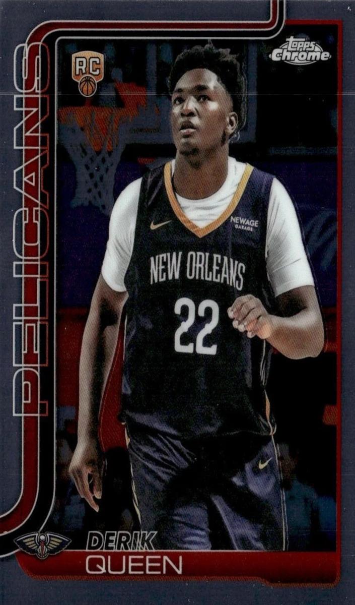 Derik Queen 2025-26 Topps Chrome Basketball card