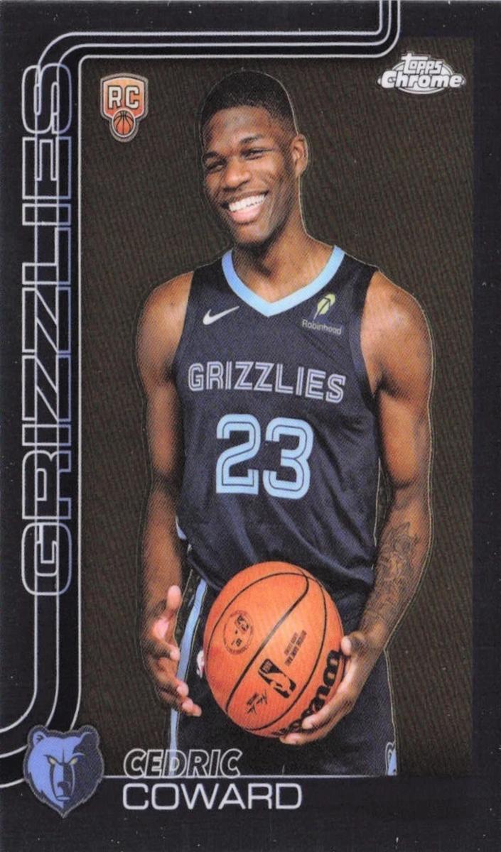 Cedric Coward 2025-26 Topps Chrome Basketball card