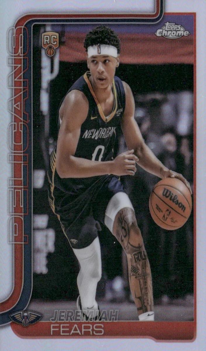 2025 Topps Chrome Jeremiah Fears #257 card
