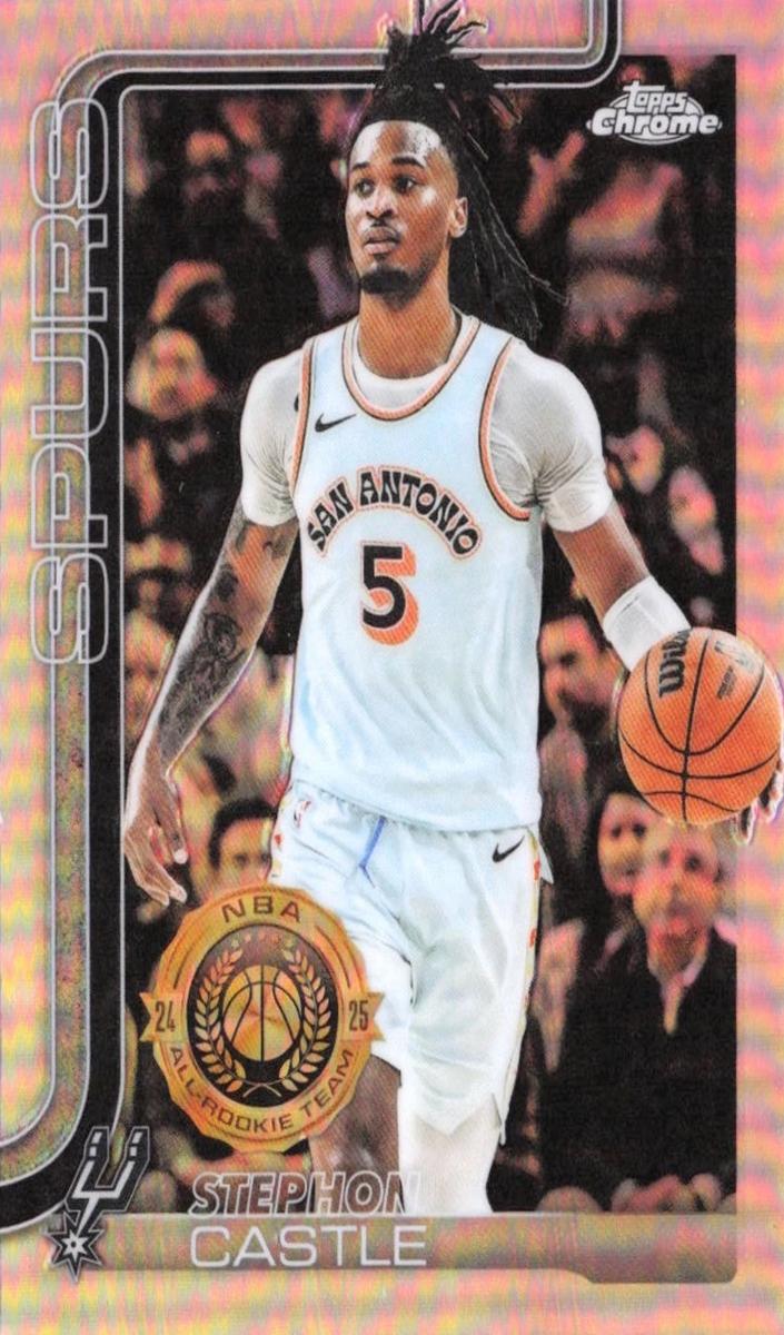 2025 Topps Chrome Sapphire Stephon Castle #228 card