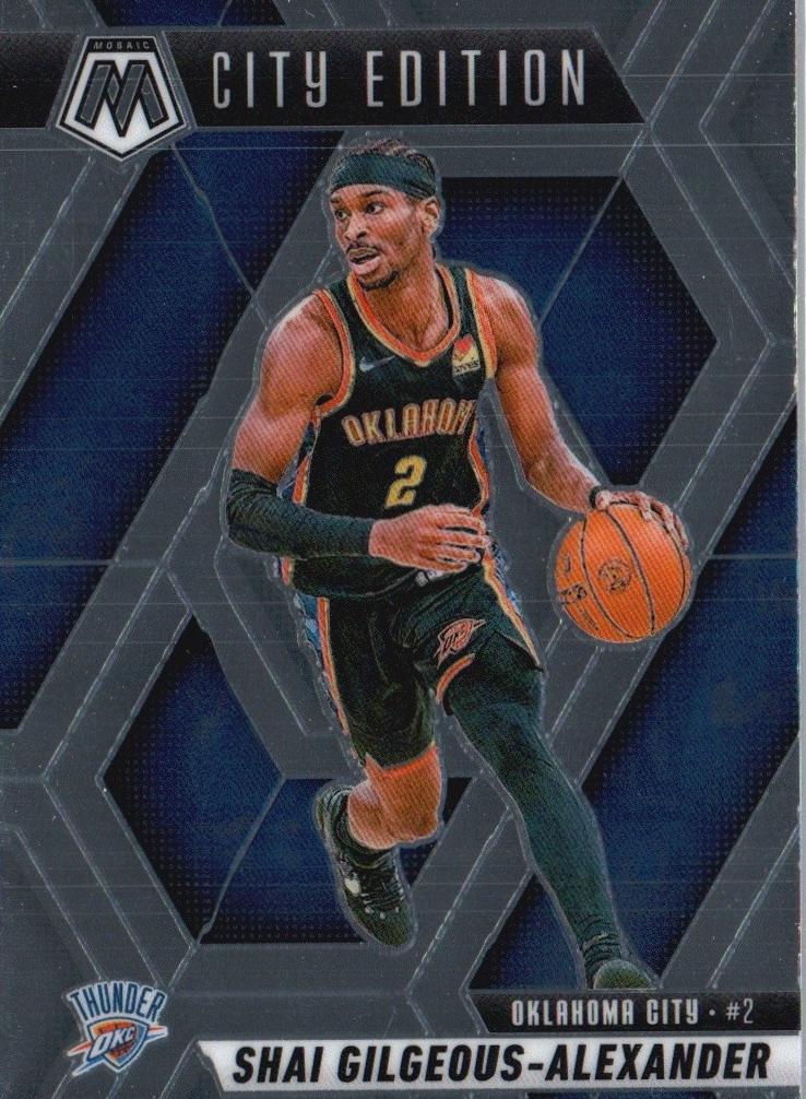 Shai Gilgeous-Alexander 2024 Mosaic Basketball card