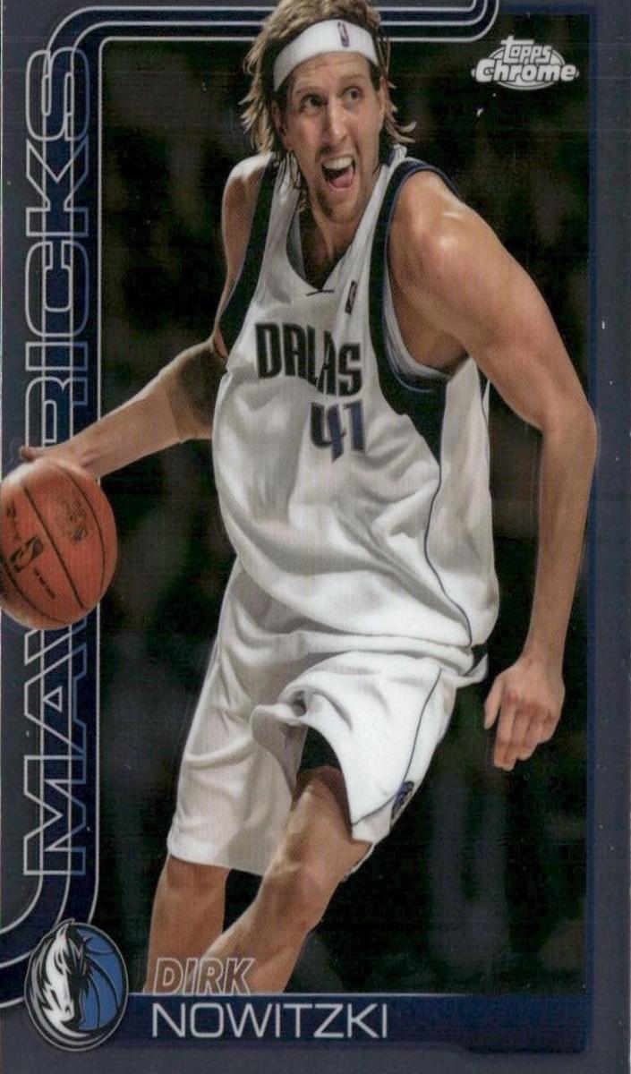 Dirk Nowitzki 2025-26 Topps Chrome Basketball card