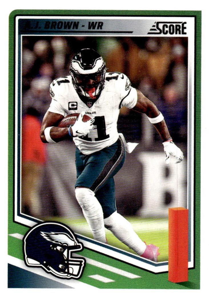 2025 Panini Score A.J. Brown #1 card