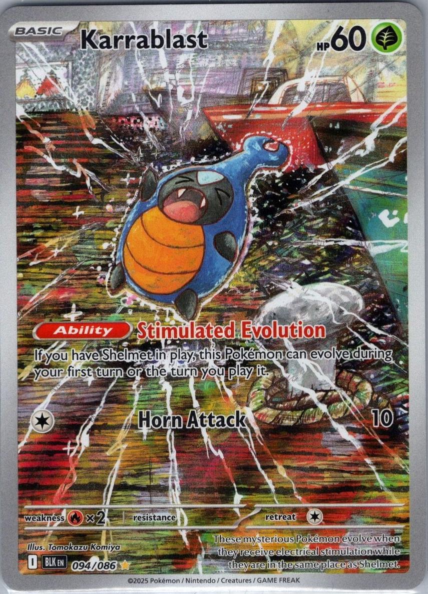 Karrablast 2025 Pokemon Scarlet & Violet Black Bolt