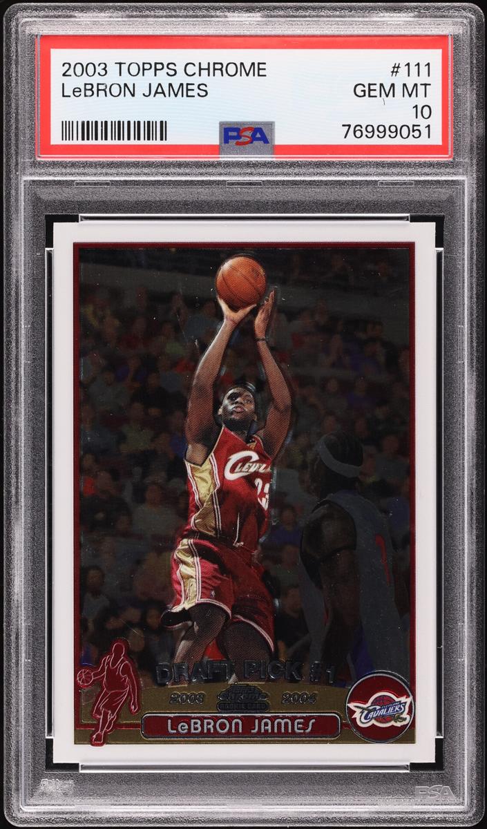 Lebron James - 2003 Topps Chrome Basketball