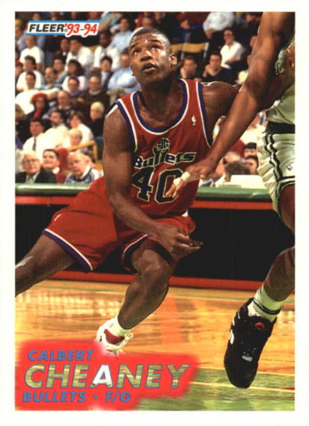 1993 Fleer Calbert Cheaney #393 card