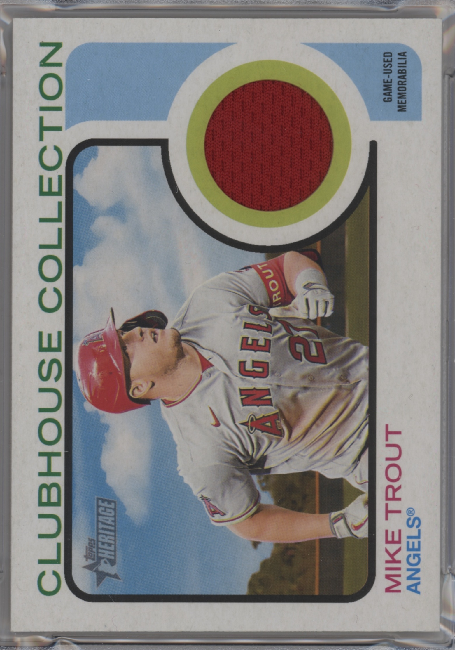 2022 Topps Heritage Baseball Mike Trout #CCR-MT PSA 10