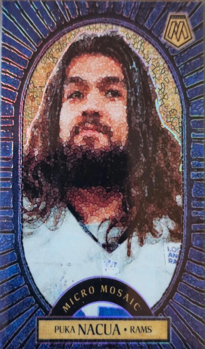 2025 Panini Mosaic Micro Puka Nacua #10 card