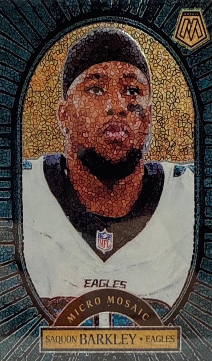 2025 Panini Mosaic Micro Saquon Barkley #5 card