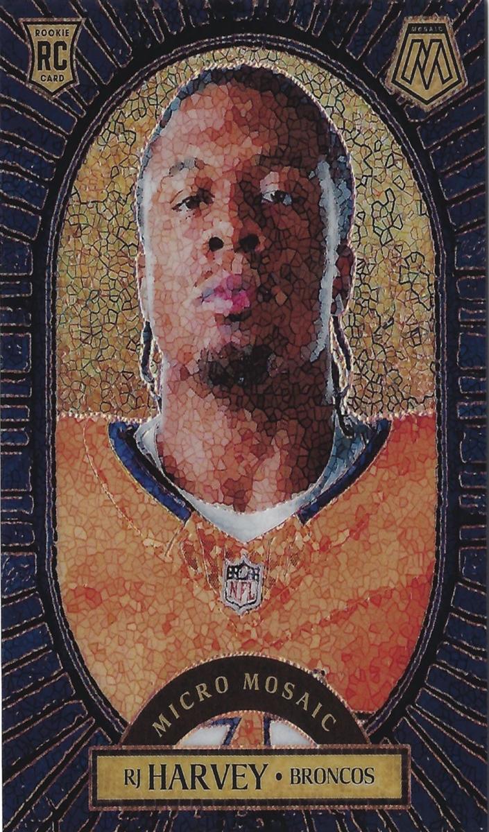 2025 Panini Mosaic Micro RJ Harvey #19 card