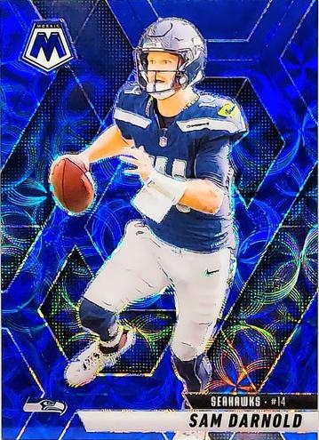 2025 Panini Mosaic Sam Darnold [Reactive Purple] #27 card