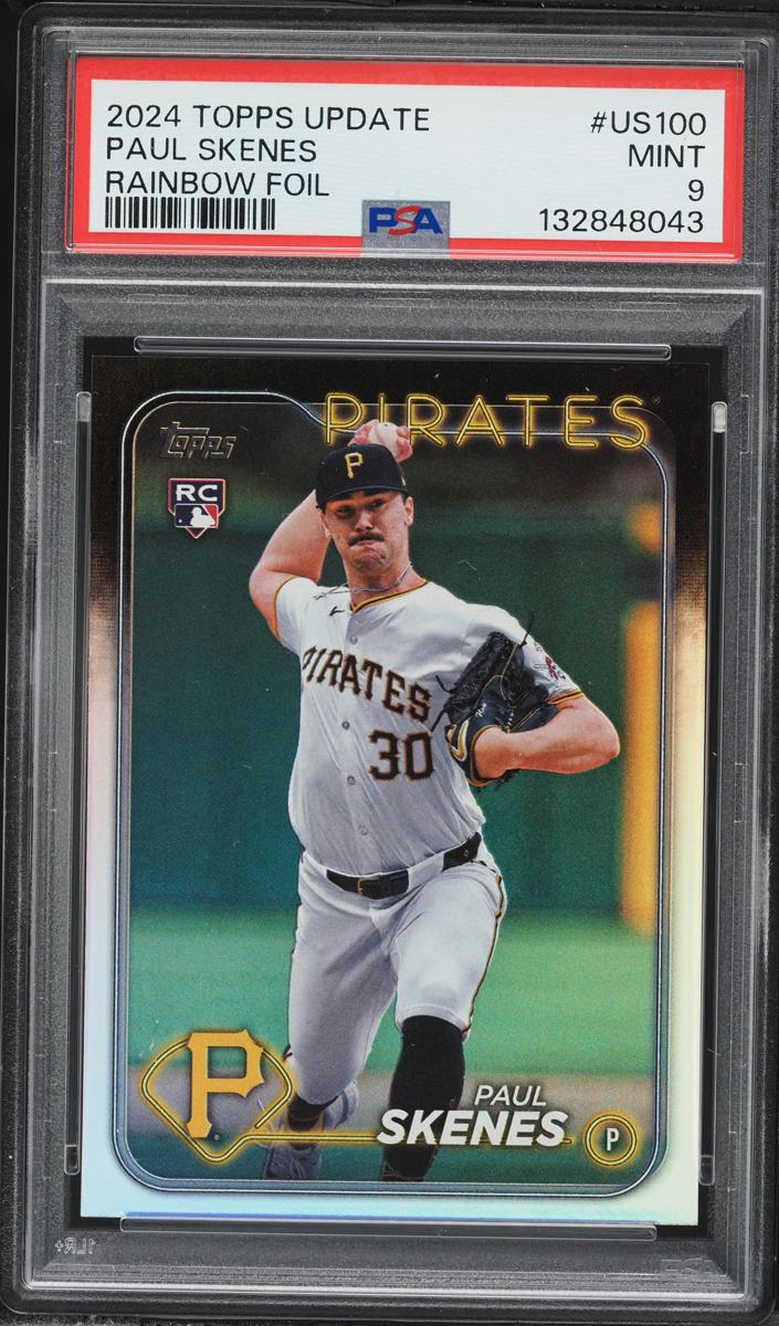 Paul Skenes 2024 Topps Update Baseball Rainbow Foil