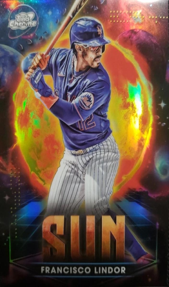 2025 Topps Cosmic Chrome Planetary Pursuit Francisco Lindor #PPS-4 card