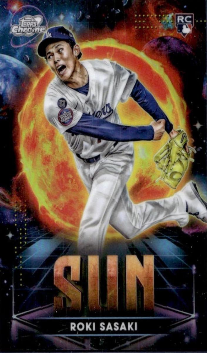 2025 Topps Cosmic Chrome Planetary Pursuit Roki Sasaki #PPS-6 card