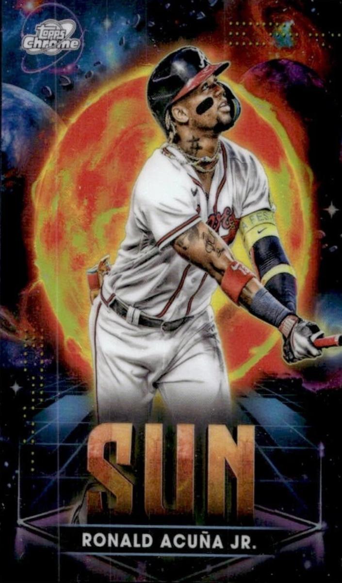 2025 Topps Cosmic Chrome Planetary Pursuit Ronald Acuna Jr. #PPS-3 card