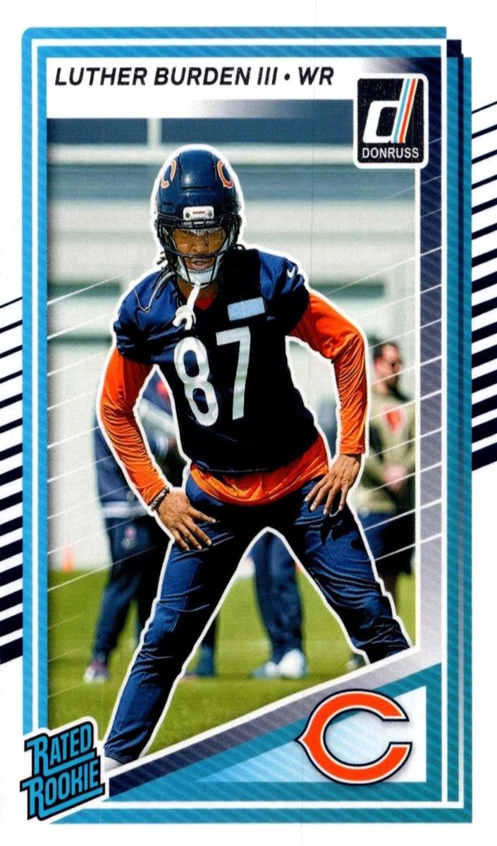 2025 Panini Donruss Luther Burden III [Press Proof Blue] #395 card