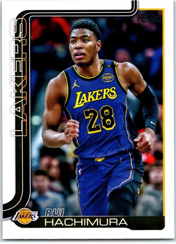 Rui Hachimura 2025 Topps Basketball card