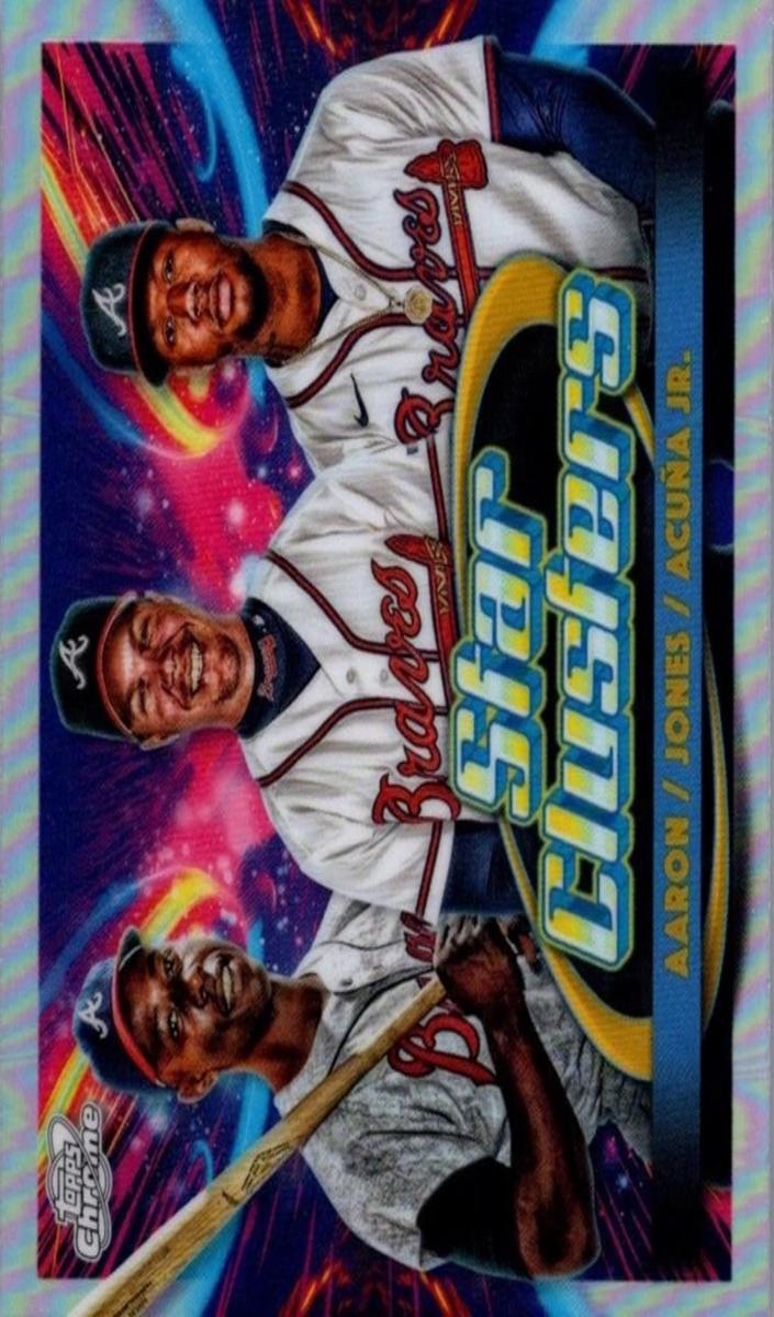 Chipper Jones 2025 Cosmic Chrome card
