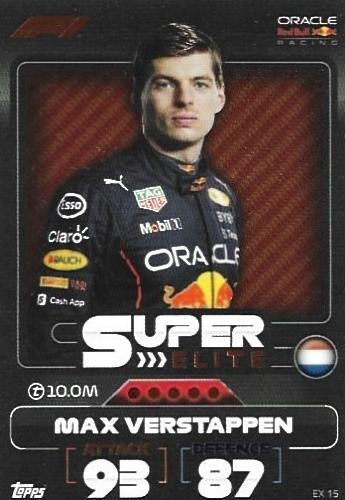 2022 Max Verstappen #EX 15