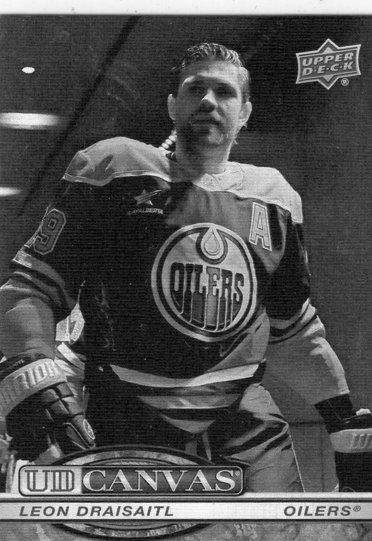 2025 Upper Deck Leon Draisaitl [Black and White] #C-5 card