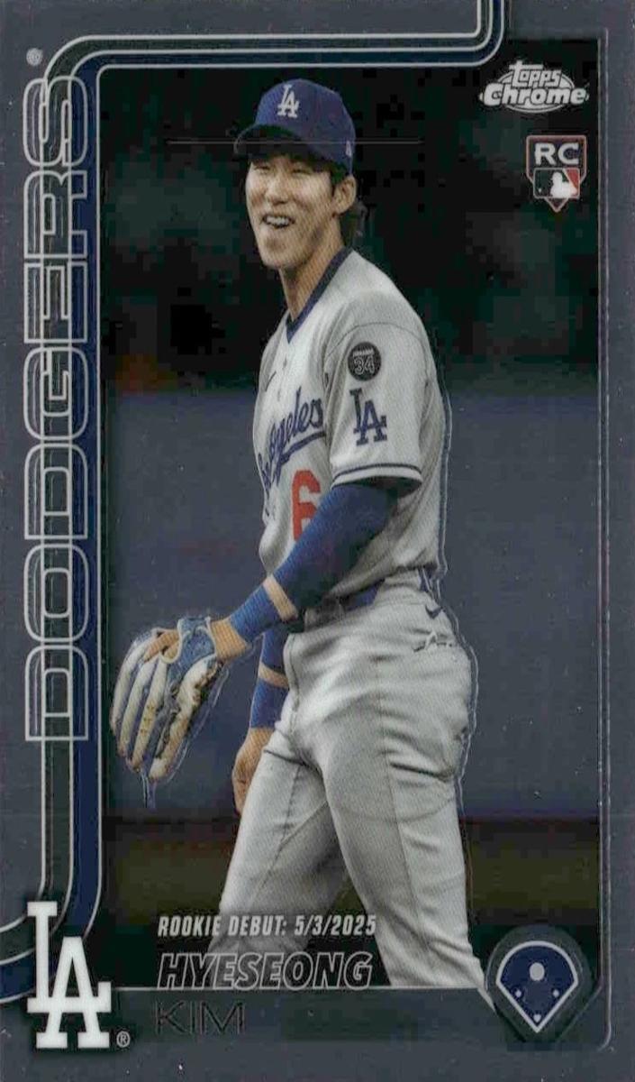 Hyeseong Kim 2025 Topps Chrome Update Baseball card
