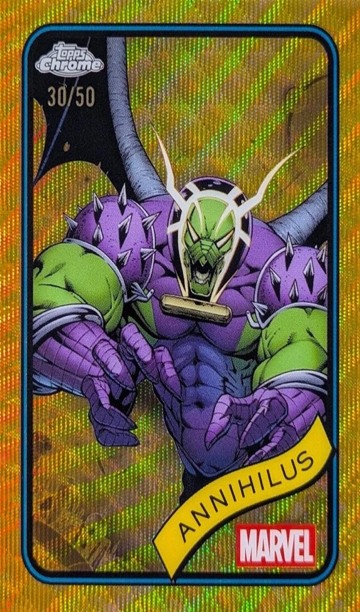 2025 Annihilus [Clawed Chrome Black Refractor] #118