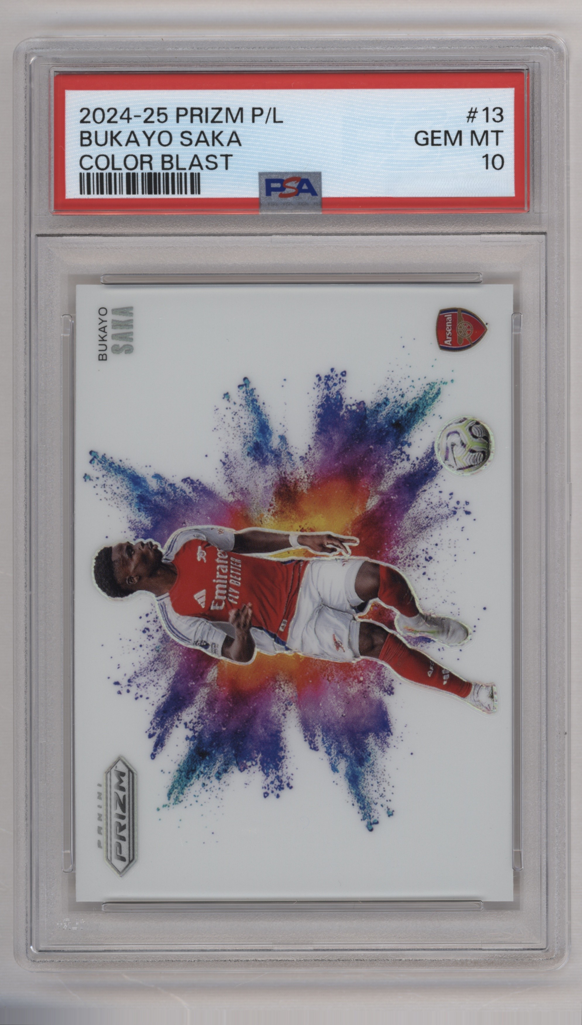 Bukayo Saka - 2024 Panini Prizm Premier League Soccer