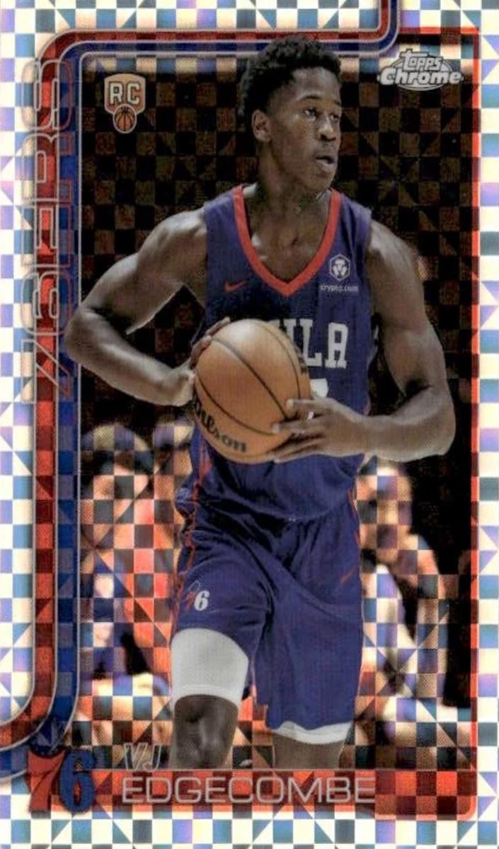 2025 Topps Topps Chrome Refractor #253 Vj Edgecombe front