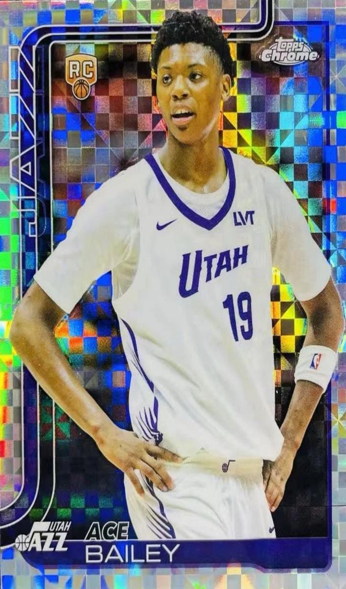 Ace Bailey - 2025 Topps Chrome Basketball