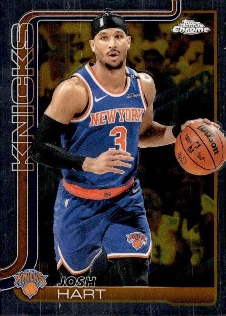 Josh Hart 2025-26 Topps Chrome Basketball card